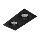 Встраиваемый светодиодный светильник LeDron LOFT SQ2 Black 4000K