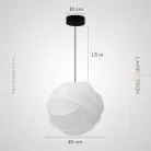 Подвесной светильник ZAKEUS Размер S Lampatron zakeus-s 8665-24210