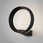 Уличный настенный светильник Elektrostandard 1710 TECHNO LED черный Ring a054933
