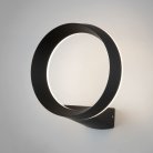 Уличный настенный светильник Elektrostandard 1710 TECHNO LED черный Ring a054933