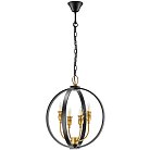 Подвесная люстра Lightstar 731247 (SD1351/4) CERO 4х40W E14 ЧЕРНЫЙ/ЗОЛОТО