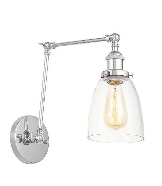 Бра Lumina Deco LDW 6800-2 CHR+PR Fabi