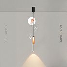 Подвесной светильник RAY Цвет белый. С лифтом. Трехцветный свет Lampatron 8715-24443