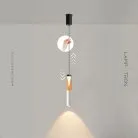 Подвесной светильник RAY Цвет белый. С лифтом. Трехцветный свет Lampatron 8715-24443