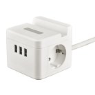 Розеточные блоки, удлинители Uniel S-GCD2-1,5SBUH WHITE Standard