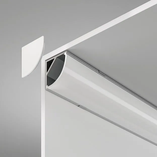 Алюминиевый профиль накладной 16x16 R 2м Maytoni ALM008S-2M