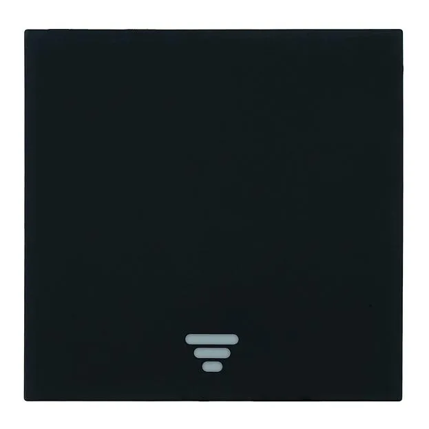 Выключатель 1-клавишный самовозвратный (механизм), 250В, 10А, RSW10-3112-05, черный бархат Stekker 50574 Мия