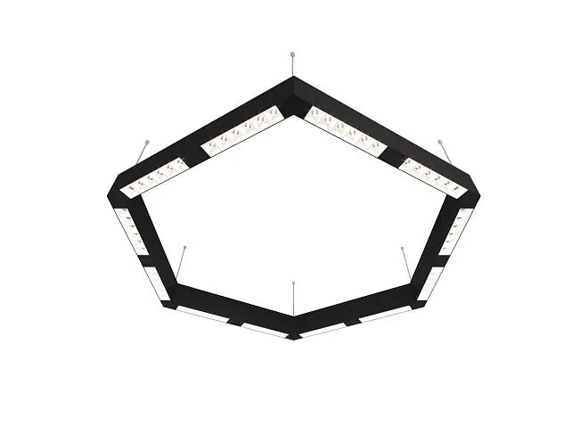 Подвесной светодиодный светильник 0,9м 72Вт 34° Donolux dl18515s111b72.34.900wb Eye-hex Подвесной светодиодный светильник 0,9м 72Вт 34° Donolux dl18515s111b72.34.900wb Eye-hex