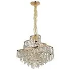 Люстра хрустальная подвесная Золото Citilux CL315152