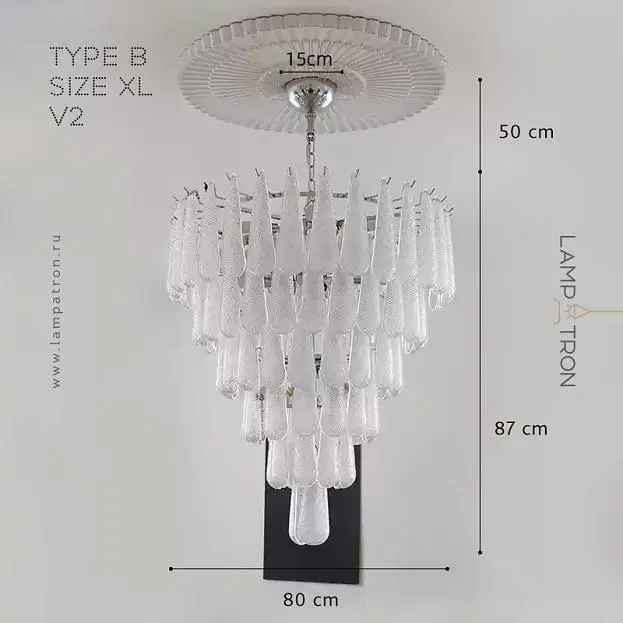 Люстра RADA CH Размер XL V2. Тип B Lampatron 8897-25182 Люстра RADA CH Размер XL V2. Тип B Lampatron 8897-25182