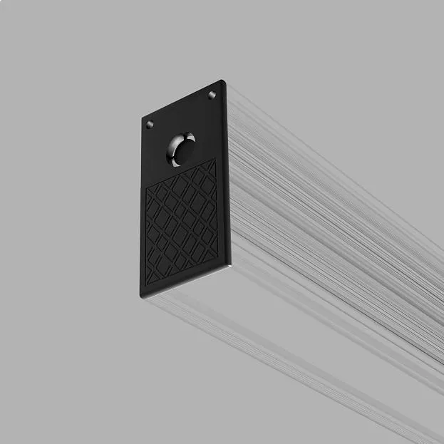 Заглушка для шинопровода однофазная Elektrostandard 85089/00 чёрная Slim Magnetic (2 шт.) a057204