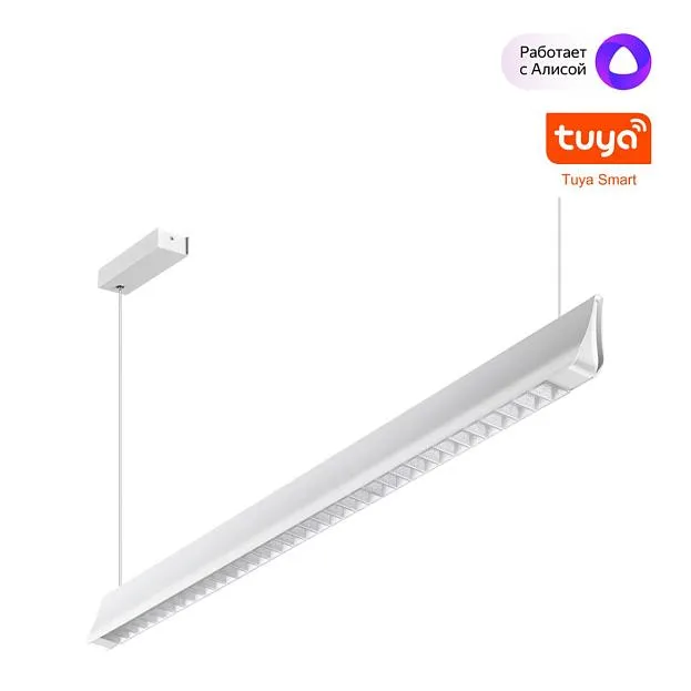 Светильник подвесной диммир. со сменой цв.темпер. (пульт ДУ/прилож. Smart Life) IP20 LED 36W 220-240V 3000-6000К Novotech 359551 ITER