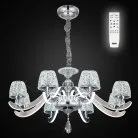 Люстра хрустальная с пультом Eletto Citilux EL338P08 Montserrat