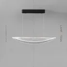 Реечный, рядный светильник MASSON Размер L. Теплый свет Lampatron 6129-16448