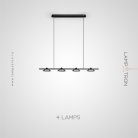 Реечный, рядный светильник MARCK LONG 4 плафона Lampatron marck-long-4 8374-22917