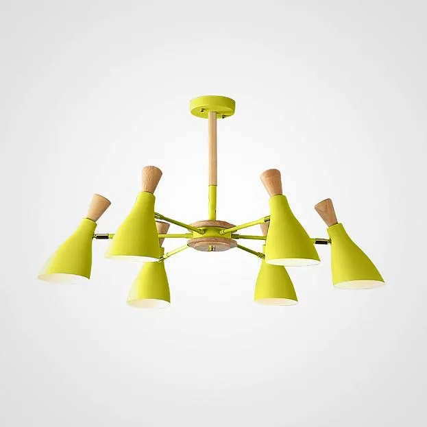 Люстра на штанге TUNE L6 Yellow ImperiumLoft 243291-26 TUNE01