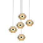 Подвесной светильник Delight Collection MD22030002-5A gold/champagne Indiana
