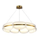 Люстра подвесная Золотистый/Белый LED 1*56W 3000K ST-Luce SL1304.203.56 ETOILE