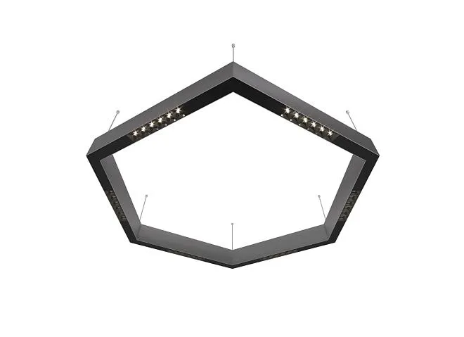 Подвесной светодиодный светильник 0,9м 36Вт 34° Donolux dl18515s111а36.34.900bb Eye-hex Подвесной светодиодный светильник 0,9м 36Вт 34° Donolux dl18515s111а36.34.900bb Eye-hex