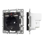 Механизм розетки с USB зарядкой Arlight 043734