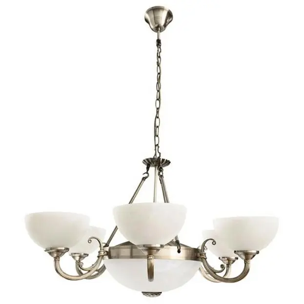 Подвесная люстра Arte Lamp A3777LM-6-2AB Windsor White Подвесная люстра Arte Lamp A3777LM-6-2AB Windsor White