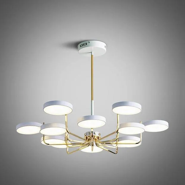 Люстра на штанге TAVIS D115 White ImperiumLoft 229000-26 TAVIS01