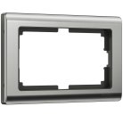 Рамка для двойной розетки Werkel W0081602 (глянцевый никель) a051003 Metallic
