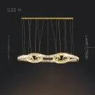 Реечный, рядный светильник SEFENIAS LUX Размер M. Цвет Золото Lampatron 7387-20384