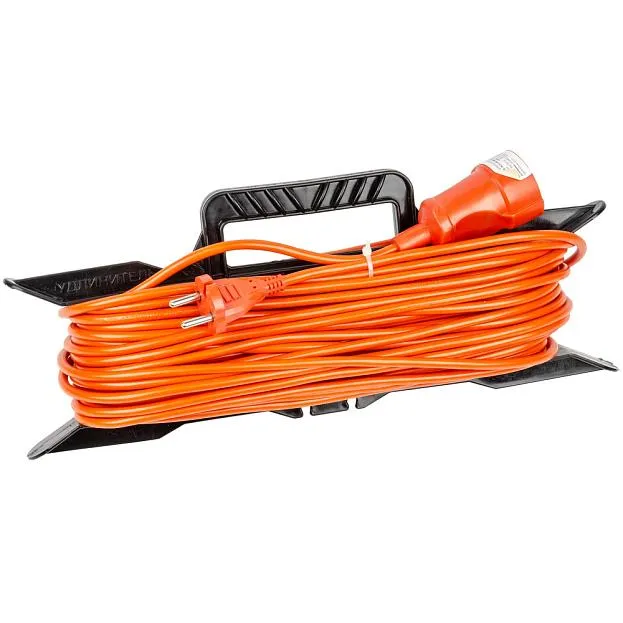 Уудлинители Uniel YX10-101 /UCK-1N/2x1,00/30M/F ORANGE Садовые на рамке