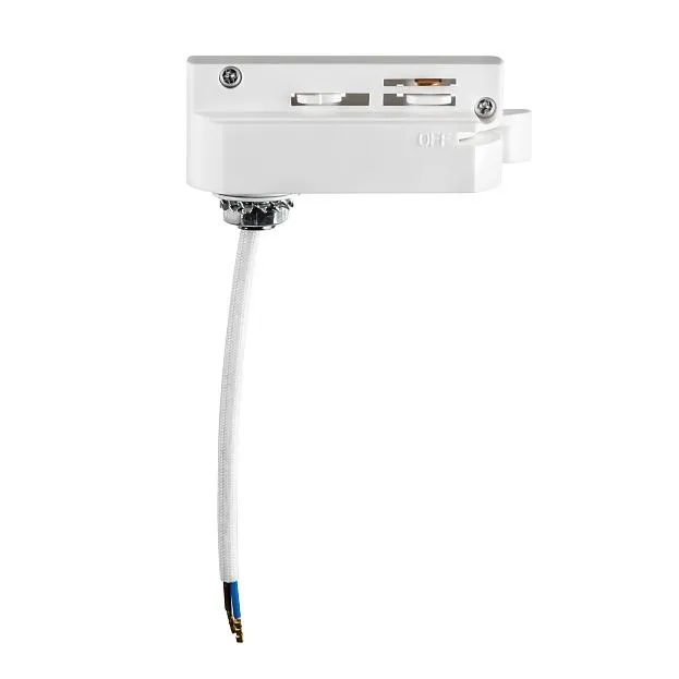 Трековый 1-фазный адаптер Lightstar 592006 BARRA к 0510х/05121х/05122х/21443х/21444х БЕЛЫЙ Трековый 1-фазный адаптер Lightstar 592006 BARRA к 0510х/05121х/05122х/21443х/21444х БЕЛЫЙ