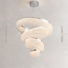 Кольцевые люстры и светильники MELCHIOR 4 кольца. Lampatron 8502-23487