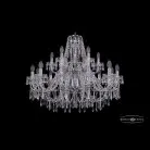 Люстра хрустальная Bohemia 1403/12+6/300/2d Ni