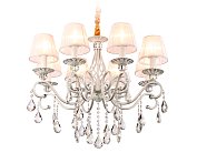 Подвесная люстра с абажурами и хрусталем Ambrella light TR4548 Traditional