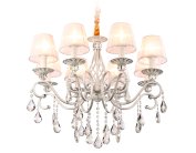 Подвесная люстра с абажурами и хрусталем Ambrella light TR4548 Traditional