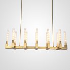 Люстра Canelle Linear Chandelier 12 Modern Brass 84598-22 ImperiumLoft