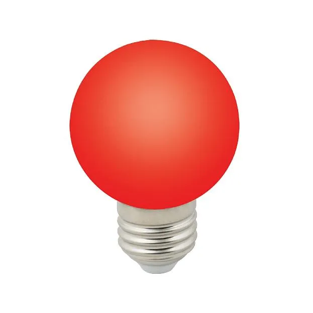 Лампочка светодиодная Volpe LED-G60-3W/RED/E27/FR/С Лампочка светодиодная Volpe LED-G60-3W/RED/E27/FR/С