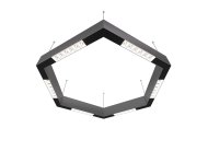Подвесной светодиодный светильник 0,7м 36Вт 34° Donolux dl18515s111а36.34.700wb Eye-hex