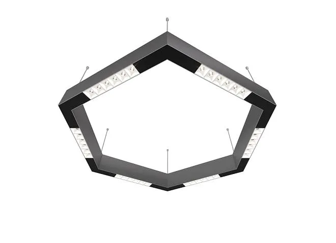 Подвесной светодиодный светильник 0,7м 36Вт 34° Donolux dl18515s111а36.34.700wb Eye-hex Подвесной светодиодный светильник 0,7м 36Вт 34° Donolux dl18515s111а36.34.700wb Eye-hex