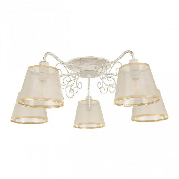 Люстра Arte Milano 341120/5 WT+G AM341120 Люстра Arte Milano 341120/5 WT+G AM341120