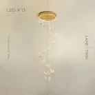 Готовая комбинация светильников MIELE 13 ламп. Теплый свет Lampatron 5319-13610