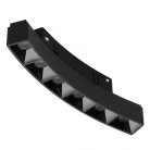Радиусный магнитный трековый светильник iLEDEX TECHNICAL 4822-034-L168-D800-6W-110DG-3000K-BK VISION48/22