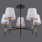 Потолочная люстра ILLUMICO IL0185-5CSQ-24 BK AB CASTOR