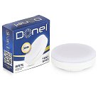Светодиодная лампа 7Вт, 220В, GX53, 3000K, 595Лм, Ra>80, 110°, D75хH24мм Donel DN03006W7GX53 DN03