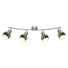 Спот Arte Lamp A6125PL-4SS ILLUSIONE