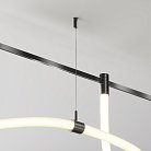 Потолочный коннектор с тросовым подвесом для светильника Tau в шинопровод Flarity Maytoni Technical TRA154CSW-1B