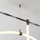 Потолочный коннектор с тросовым подвесом для светильника Tau в шинопровод Flarity Maytoni Technical TRA154CSW-1B