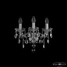 Бра хрустальные Bohemia Ivele Crystal  1415B/3/141 Ni