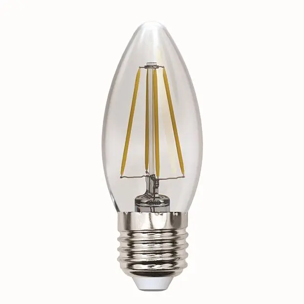 Лампочка светодиодная Uniel LED-C35-13W/3000K/E27/CL PLS02WH картон Лампочка светодиодная Uniel LED-C35-13W/3000K/E27/CL PLS02WH картон