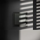 Перекрестный переключатель встраиваемый двухклавишный 10А, (титан) Voltum VLS020506 S70