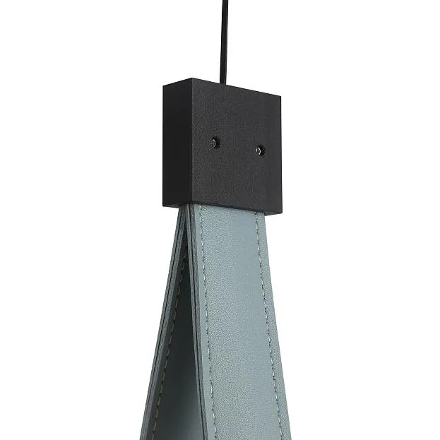 Светильник подвесной Черный Голубой/Белый E27 1*60W ST Luce SL2002.423.01 MOONBAG